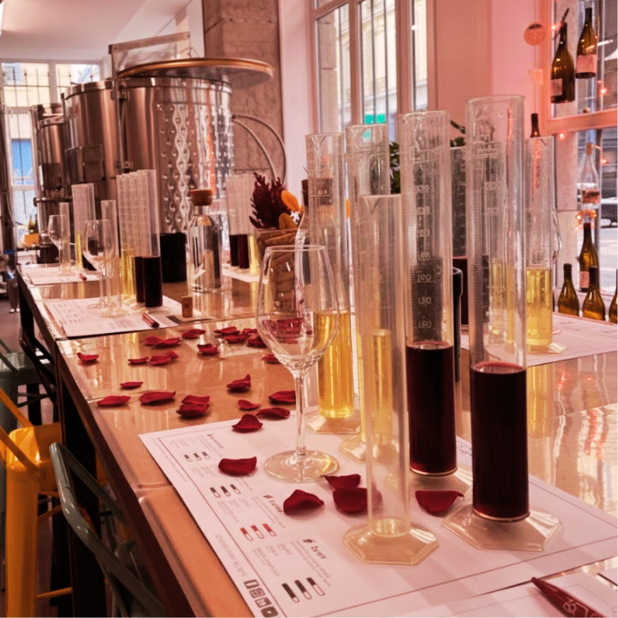 Atelier vin Saint Valentin Lyon