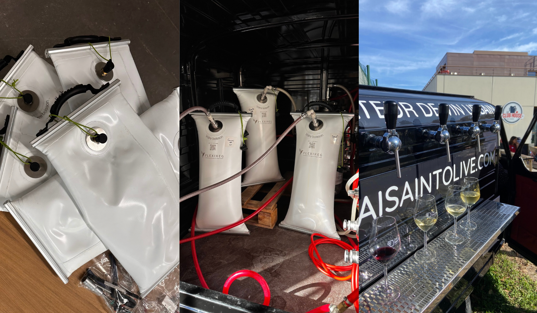 Vin en fût flexible : Flexikeg au Chai Saint Olive