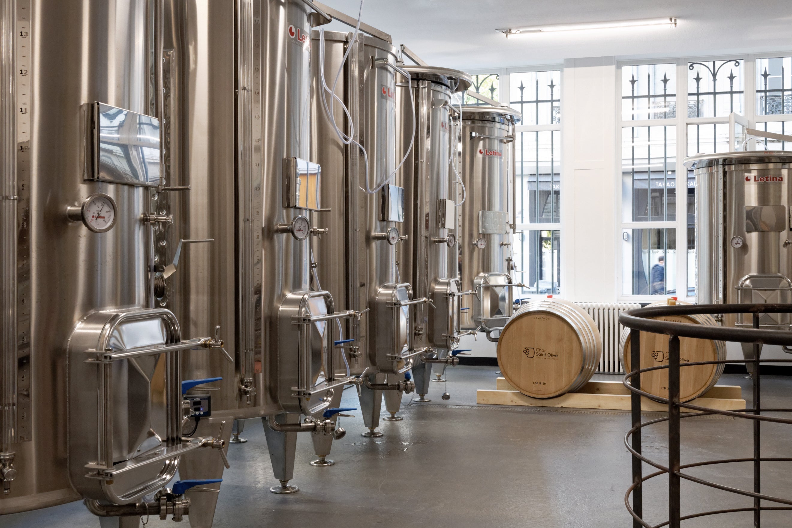 Premier chai urbain de Lyon : Chai Saint Olive