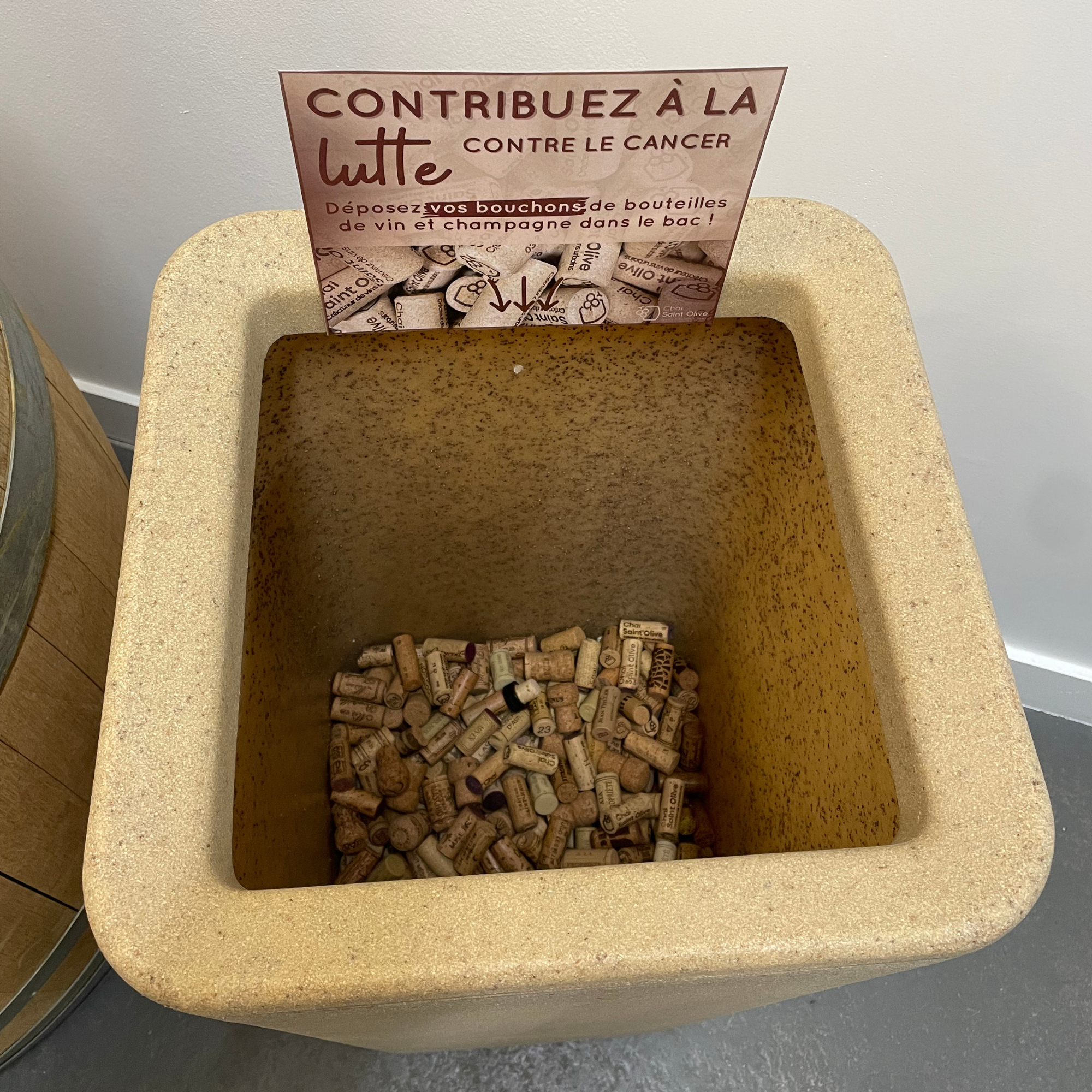 bouchon cause recyclage chai urbain