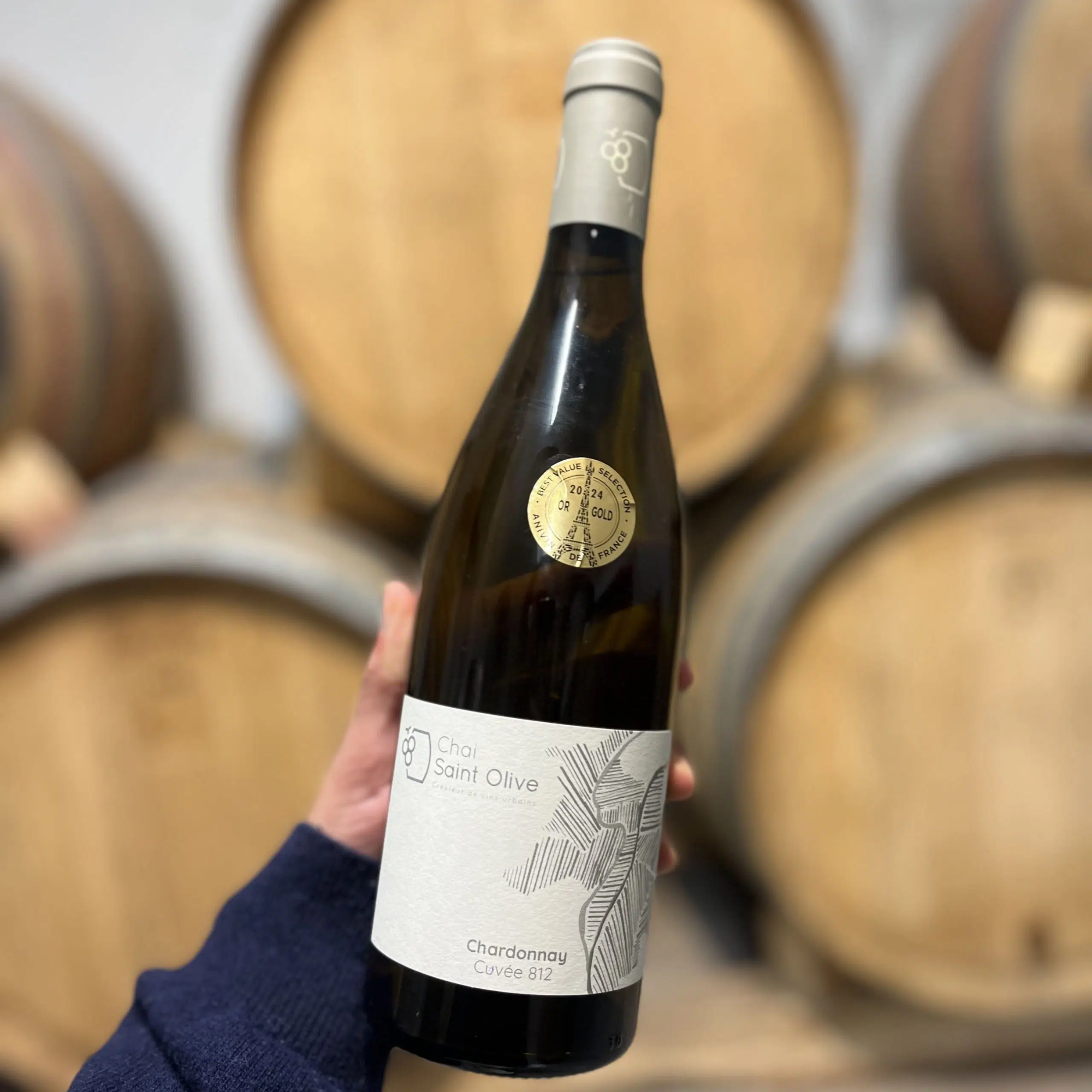 chardonnay 812 médaille chai urbain 