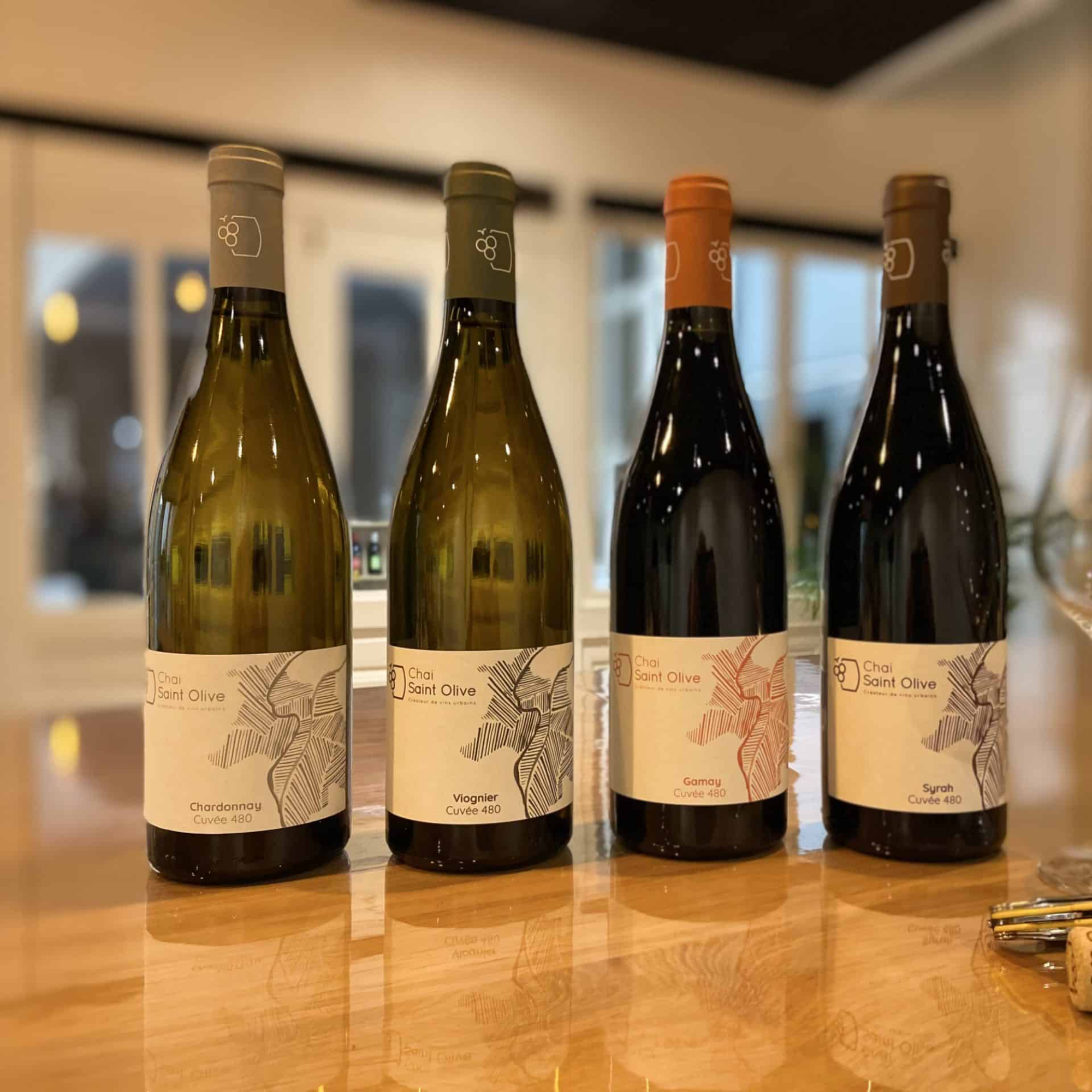 bouteilles chai saint olive etiquette personnalisée