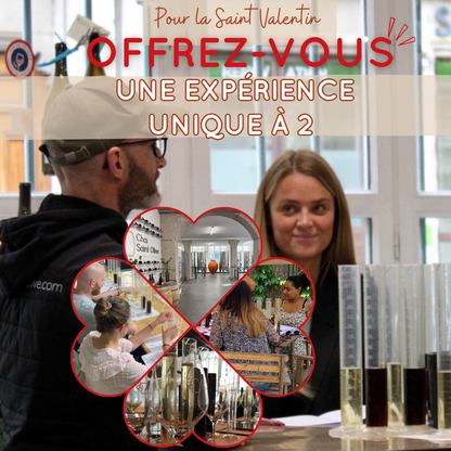 Offre atelier vin Saint Valentin