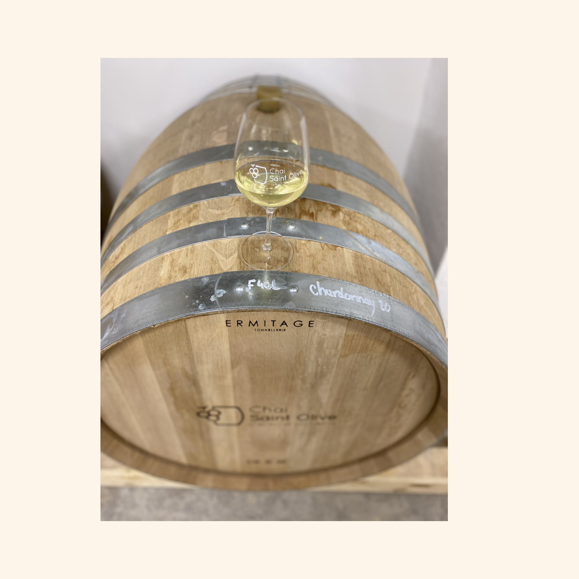 Chardonnay 812 Chai Saint Olive blanc 