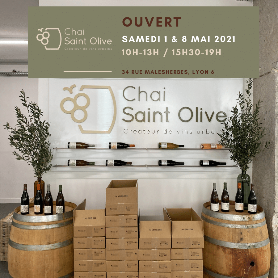 Chai Saint Olive ouvert samedis 1 et 8 mai 2021