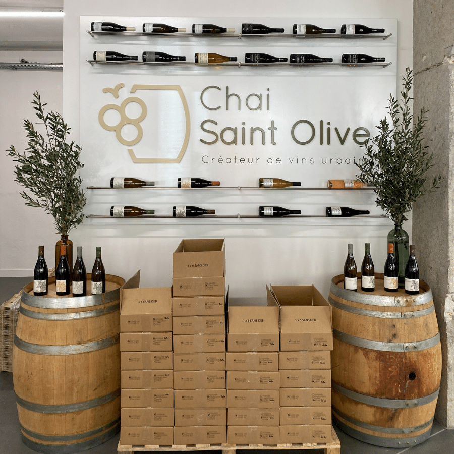 Enseigne du Chai Saint Olive