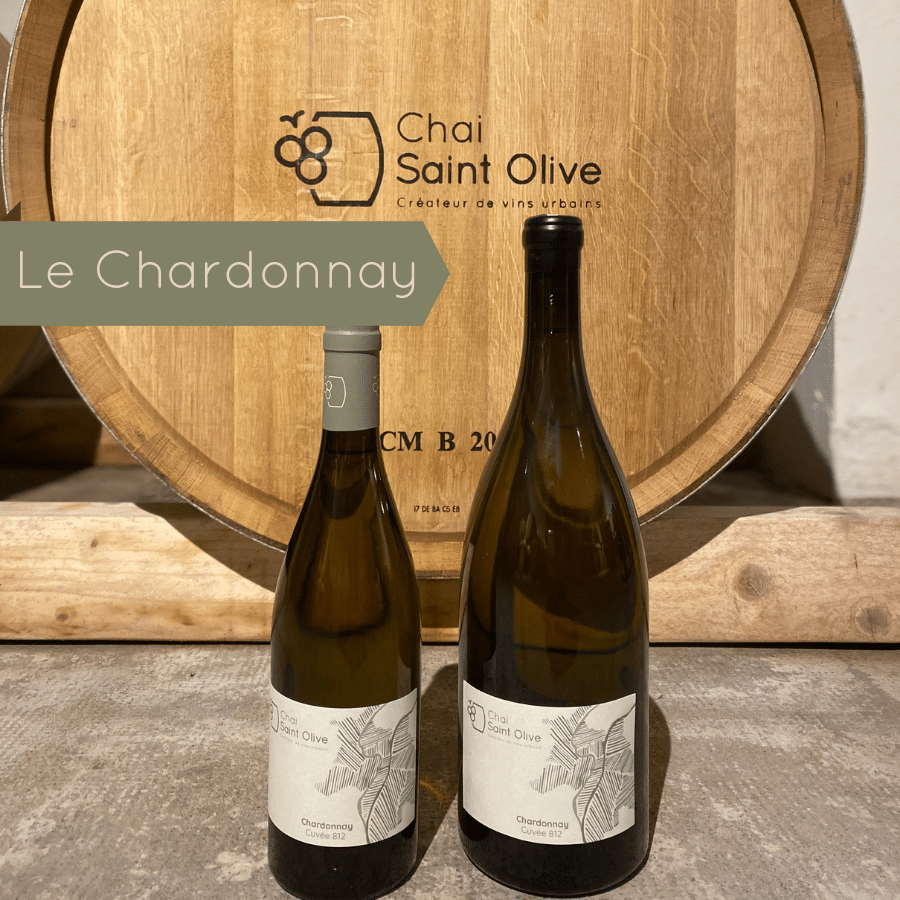 Vin urbain en Chardonnay de la Cuvée 812 du premier chai urbain de Lyon - le Chai Saint Olive